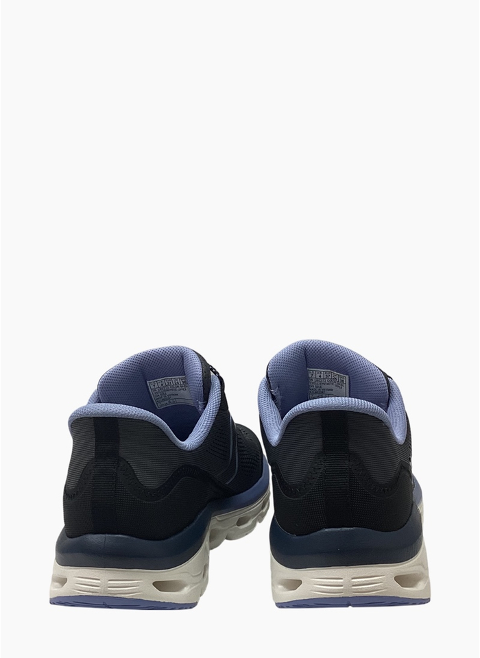 Skechers 180272 Glide-Step Sole Sneaker Black/Blue