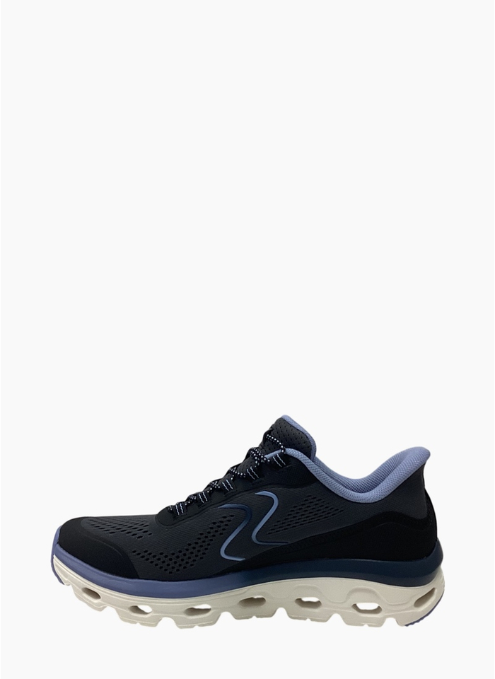 Skechers 180272 Glide-Step Sole Sneaker Black/Blue