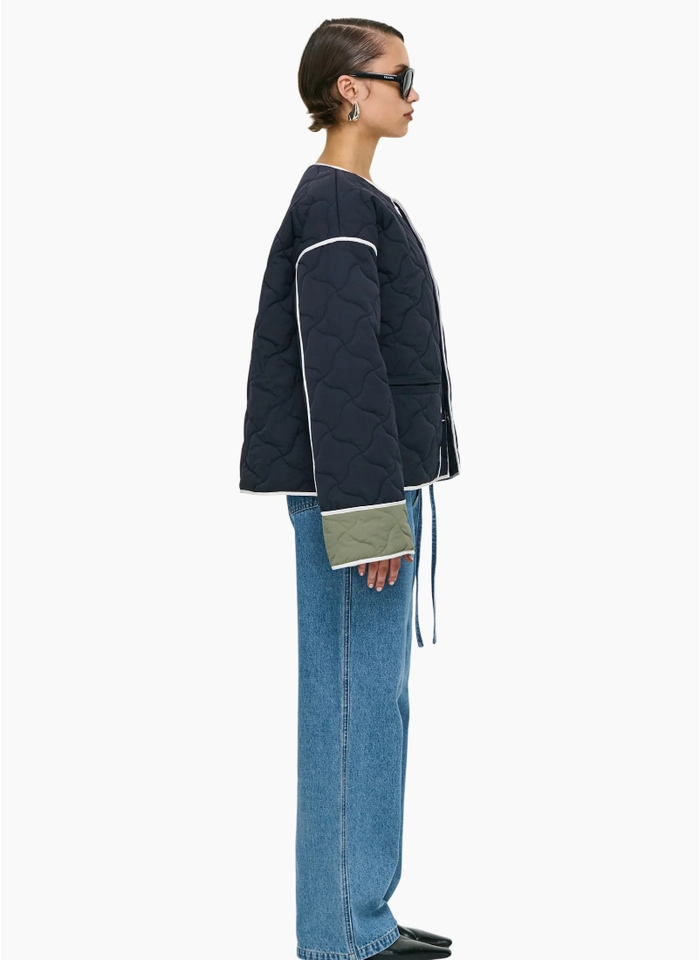 Staple the Label Hollis Puffer Jacket - Black/Olive