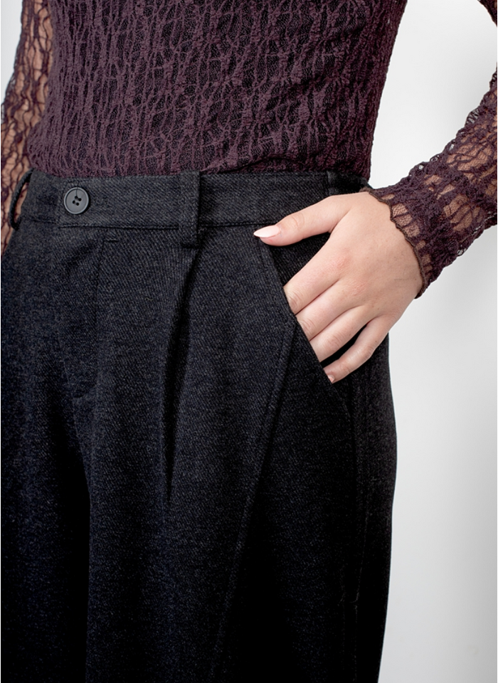 Antler Harlow Pants in Charcoal