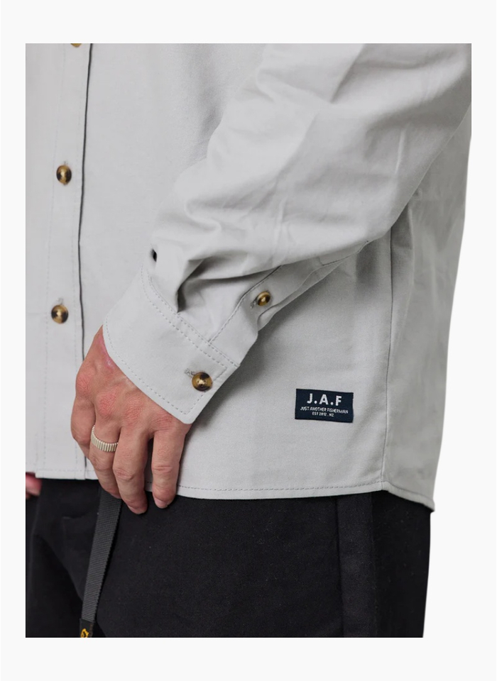Just Another Fisherman anchorage shirt - light grey