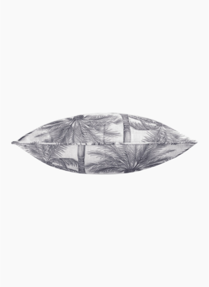 Maison by Rapee Prado Palm Print Cushion - Charcoal