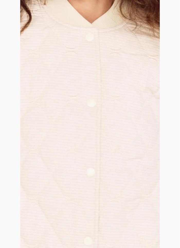 MinkPink Suri Puffer Jacket - Warm White