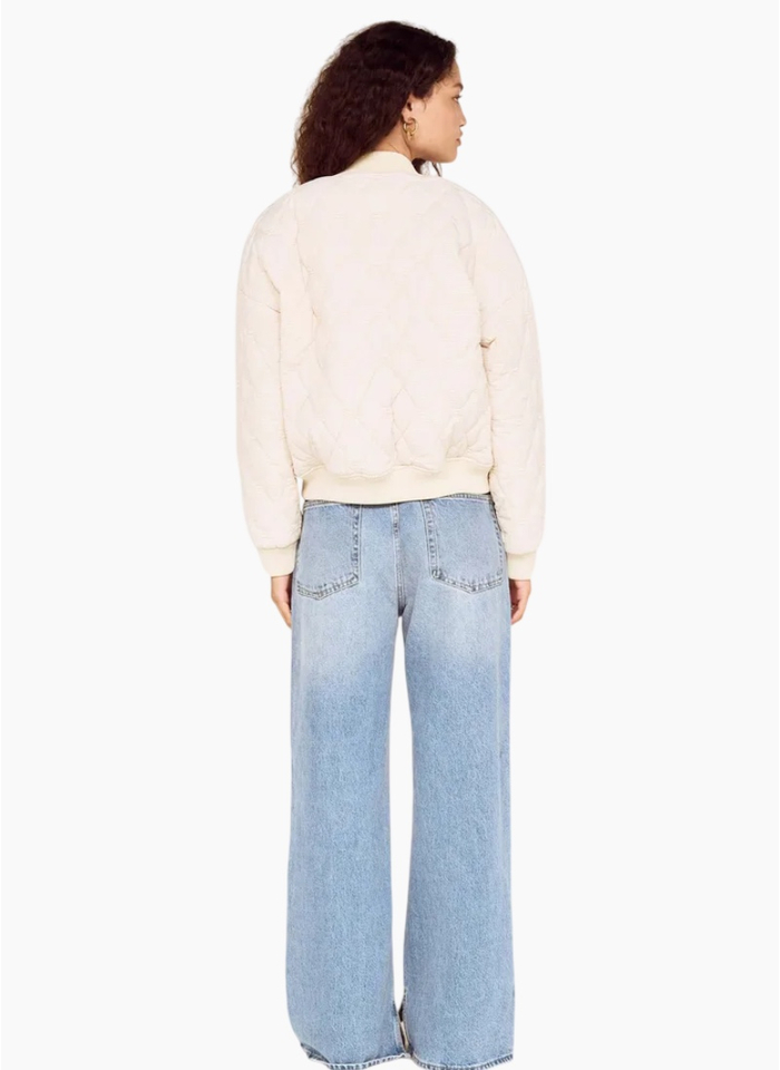MinkPink Suri Puffer Jacket - Warm White