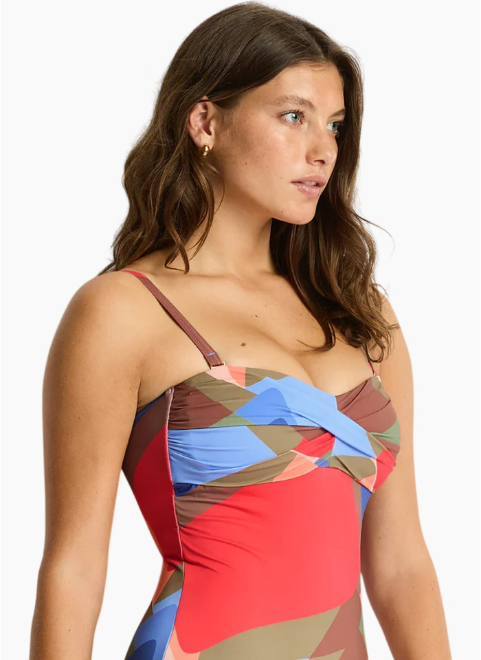 Sea Level Santora Twist Bandeau One Piece