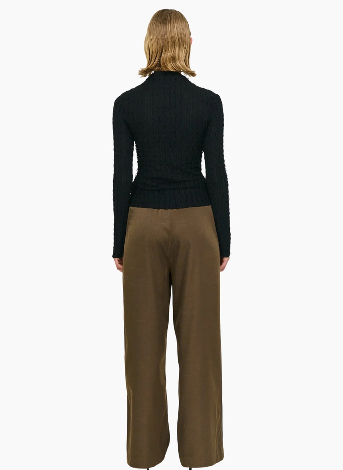Staple the Label Dakota Relaxed Pants - Espresso