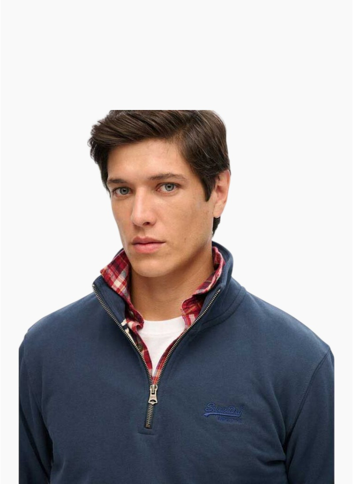 Superdry Essential Logo Half Zip Henley