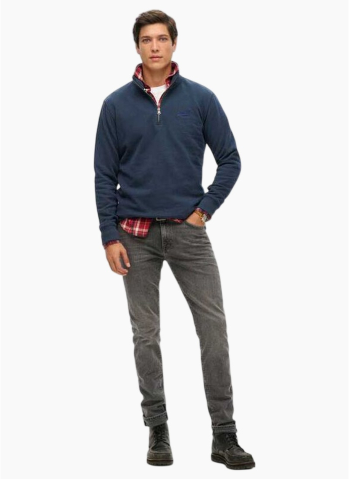 Superdry Essential Logo Half Zip Henley