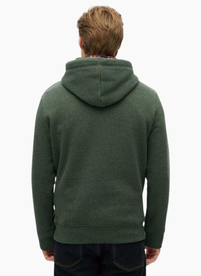 Superdry Essential Logo Hoodie Hb Deep Forest Green Marle