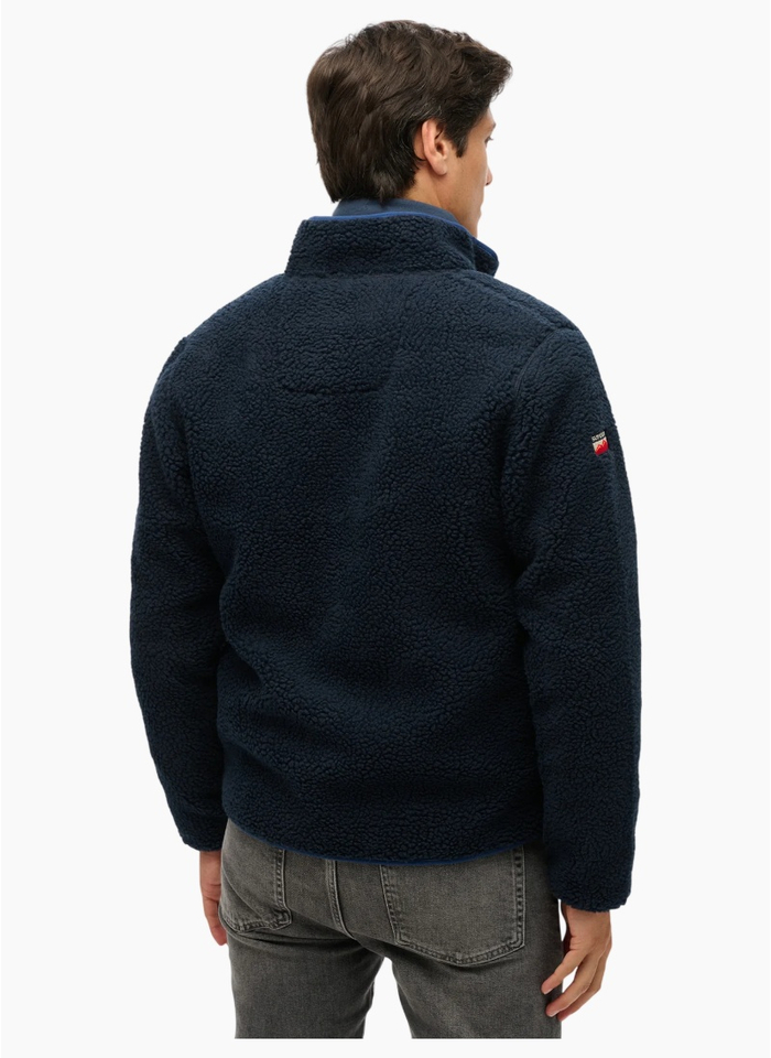 Superdry Outdoor Full Zip Fleece Eclipse Navy