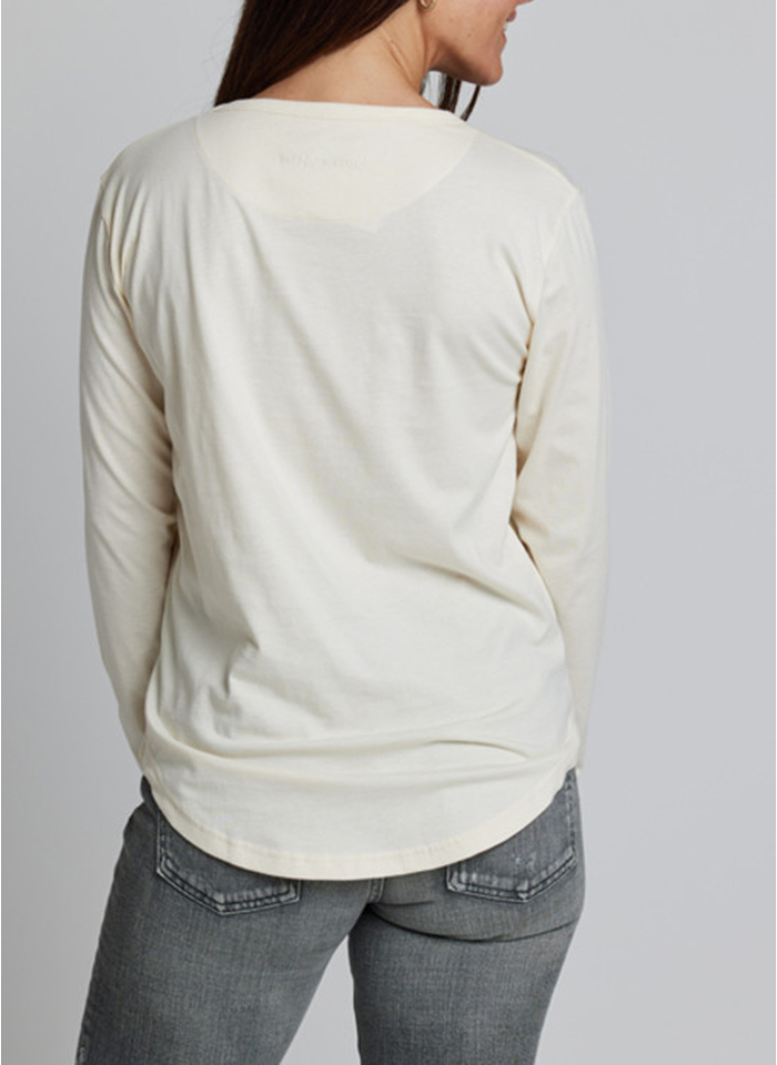 Stella + Gemma Cream Daisy L/S Tee