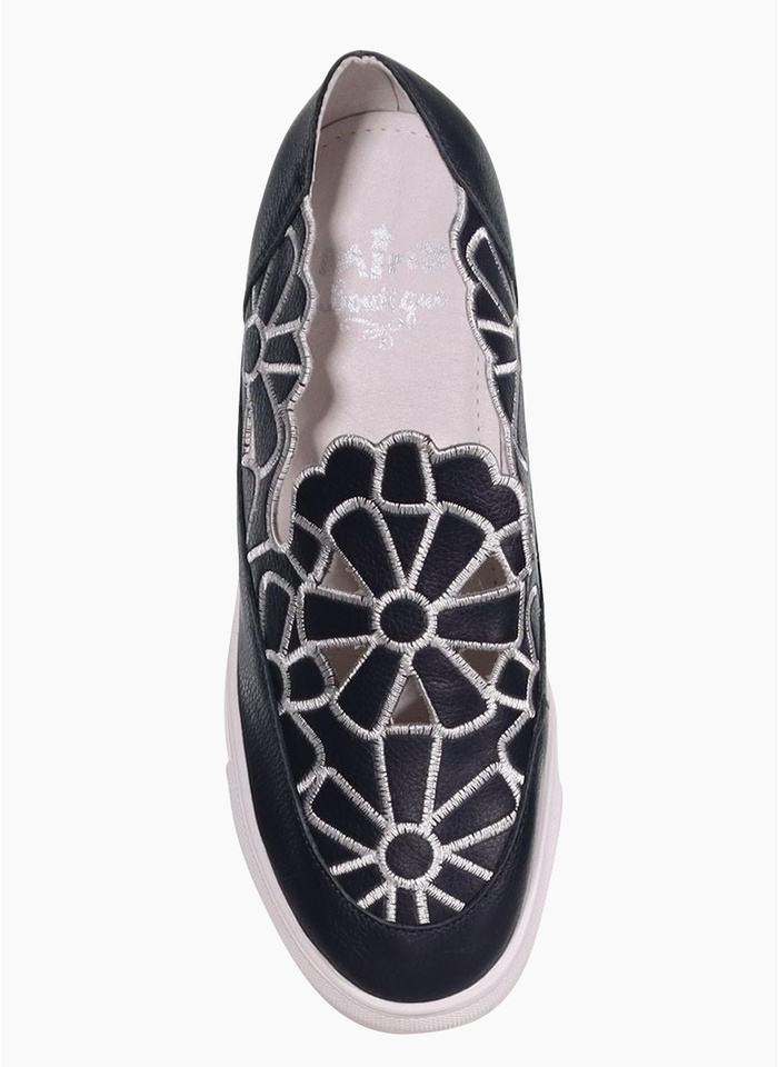 Minx Flower Wedge Midnight