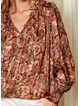 Floral Jacquard Blouse