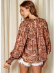 Floral Jacquard Blouse