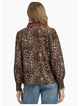 Emily Ruffle Trim Leopard Blouse
