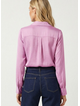 Britt Matte Satin Shirt - Off White