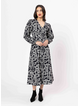 Seeking Lola Serenity Dress - Linework