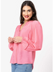 Seeking Lola Sylvie Top - Peony