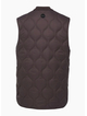 Moke Neve Quilted Vest Cocoa