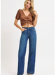 Scottie Mid Rise Wide Leg Jean