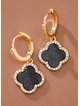 Black Clover Drop Earrings