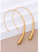 Gold Plated Stainless Steel Hoop Earrings
