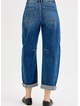 Stevie High Rise Crop Barrel Jeans