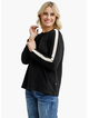 Home-lee Long Sleeve Chris Tee Black/Sand