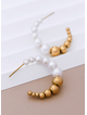 Julie Beaded Pearl Earrings