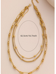 Triple Layered Chunky Chain Necklace