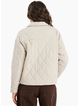 Among The Brave Absolute Putty Collared Quilted Puffer Jacket