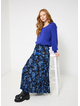Joe Brown AUTUMN BLUES MAXI SKIRT-BLUE