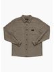 Just Another Fisherman TOOTH OVER SHIRT - BROWN