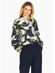 Ping Pong  Camille Abstract Floral Blouse