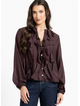 Seeking Lola Once Upon Blouse - Brunette