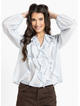 Seeking Lola Once Upon Blouse - Ice