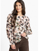 Seeking Lola Vienna Blouse - Blush Poppy