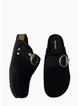 Barbour Kyra Closed Tie Sandal Black