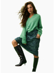Cartel & Willow CW Millie Slip Skirt - Nautica