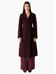 Esmaee Eternal Coat Wine