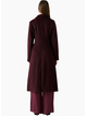 Esmaee Eternal Coat Wine