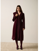 Esmaee Eternal Coat - Wine -TOP SELLING STYLE