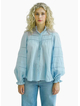 HARLEM Hadley Blouse - Pale Blue
