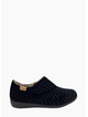 Ziera Fliss XW Slipper Black Emboss