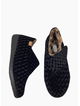 Ziera Fliss XW Slipper Black Emboss