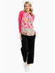 Blackstone Gershwin Print Top-Pink