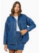 All About Eve Dale Shacket - Heritage Blue