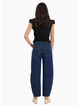Among The Brave Graduate Dark Blue Stretch Barrel Jeans