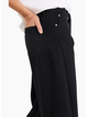 Among The Brave Graduate Jet Black Stretch Barrel Jeans