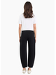 Among The Brave Graduate Jet Black Stretch Barrel Jeans